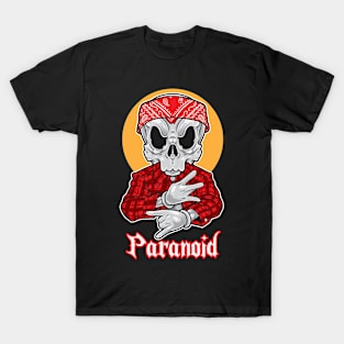 Skull Gangsta Paranoid T-Shirt